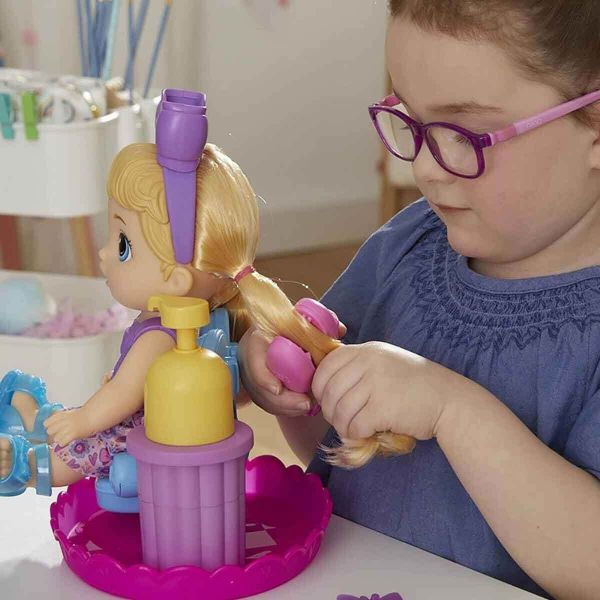 Baby Alive Köpüklü Saç Tasarımı Eğlencesi Oyuncak Bebek Seti F5112