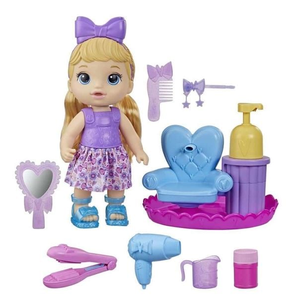 Baby Alive Köpüklü Saç Tasarımı Eğlencesi Oyuncak Bebek Seti F5112