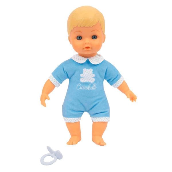 Cicciobello 24 cm Mavi Tulumlu Yumuş Bebek CCBA6000-M