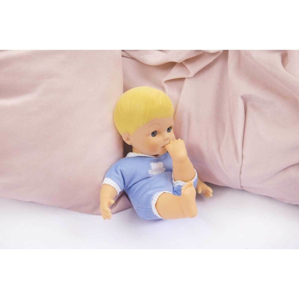 Cicciobello 24 cm Mavi Tulumlu Yumuş Bebek CCBA6000-M