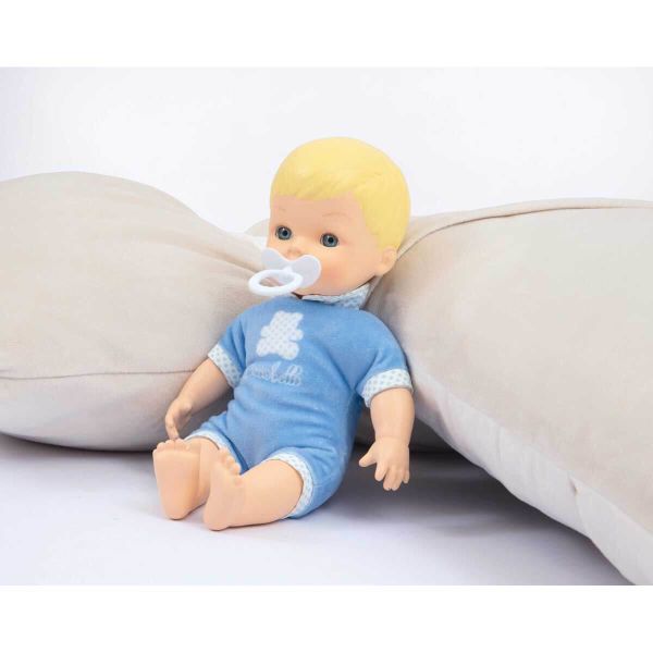Cicciobello 24 cm Mavi Tulumlu Yumuş Bebek CCBA6000-M