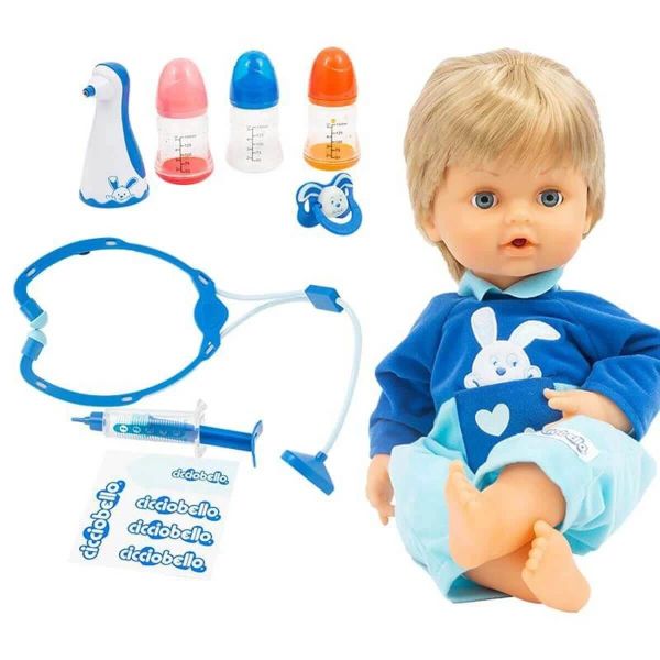 Cicciobello Çok Hastayım Oyuncak Bebek ve Doktor Seti CCB69000