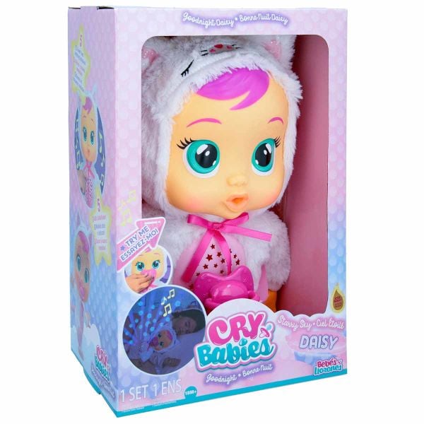 Cry Babies Goodnight Daisy Uyku Arkadaşı Oyuncak Bebek CYB25000