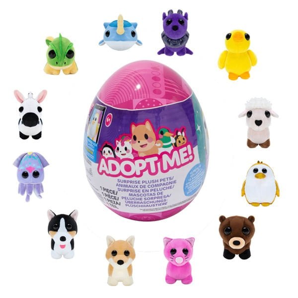 Adopt Me Peluş Sürpriz Yumurta 12 cm Peluş Oyuncak ADT00000