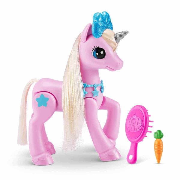 Pets Alive Sihirli Unicorn Sesli ve Işıklı Oyun Seti PEL02000