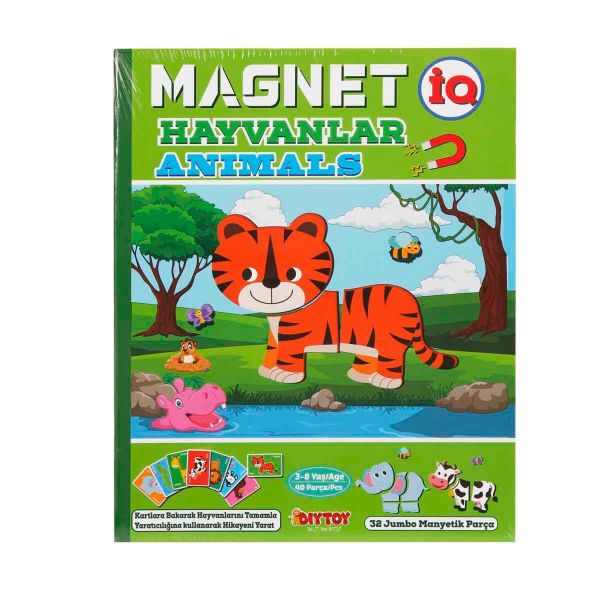 Manyetik Magnet Hayvanlar Tamamlama Oyunu IQ1512
