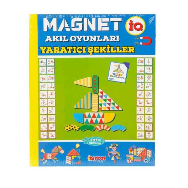 Manyetik Magnet Akıl Oyunları Yaratıcı Şekiller Seti IQ1550