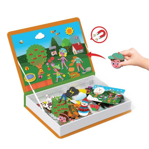Manyetik Magnet Mevsimler ile Hikaye Oluşturma Oyun Seti İQ1505