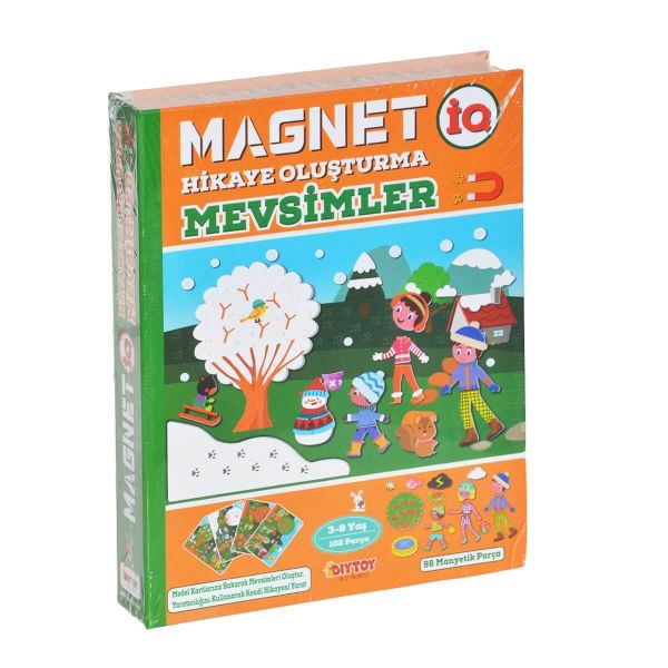 Manyetik Magnet Mevsimler ile Hikaye Oluşturma Oyun Seti İQ1505