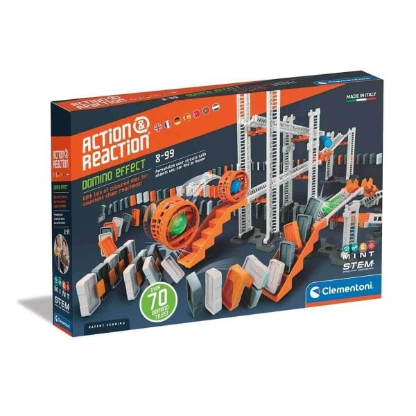 Clementoni Bilim ve Oyun Seti Action Reaction Domino Efekt CLM-59305