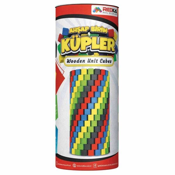 Ahşap Birim Küpler Eğitici Oyun Seti RD5459
