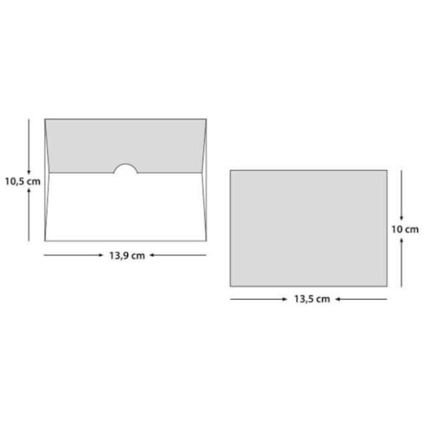 Kına Davetiyesi Er-50R-52c Siyah Zarflı Mini Davet Kartlı Zarif Davetiye