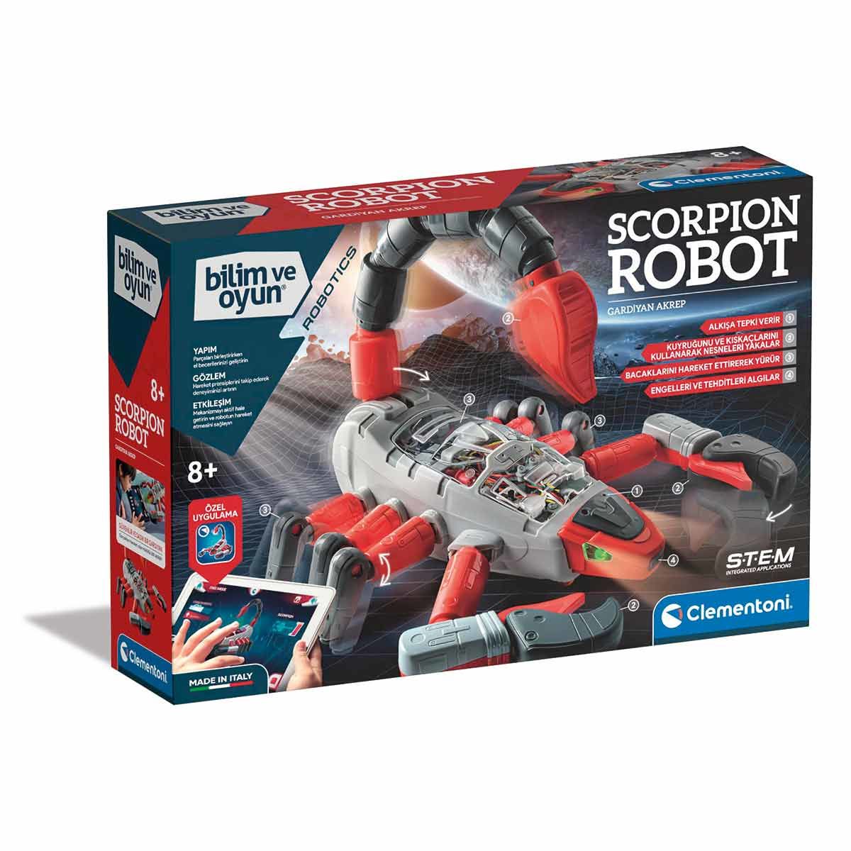 Bilim ve Oyun Seti Mekanik Laboratuvarı Scorpion Robot CLM-64331
