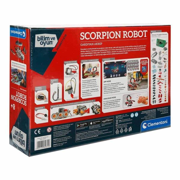 Bilim ve Oyun Seti Mekanik Laboratuvarı Scorpion Robot CLM-64331