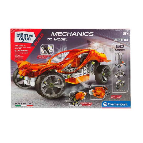 Clementoni Bilim ve Oyun Makine Mühendisi Mechanichs 50 Model Mkc-64293