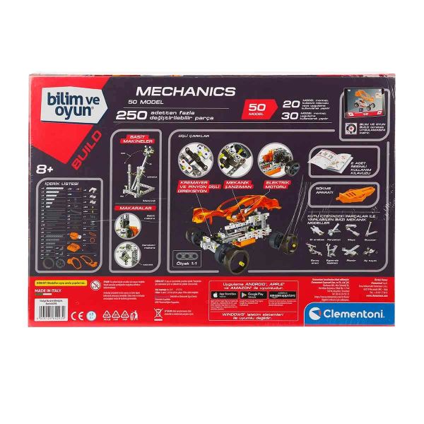 Clementoni Bilim ve Oyun Makine Mühendisi Mechanichs 50 Model Mkc-64293