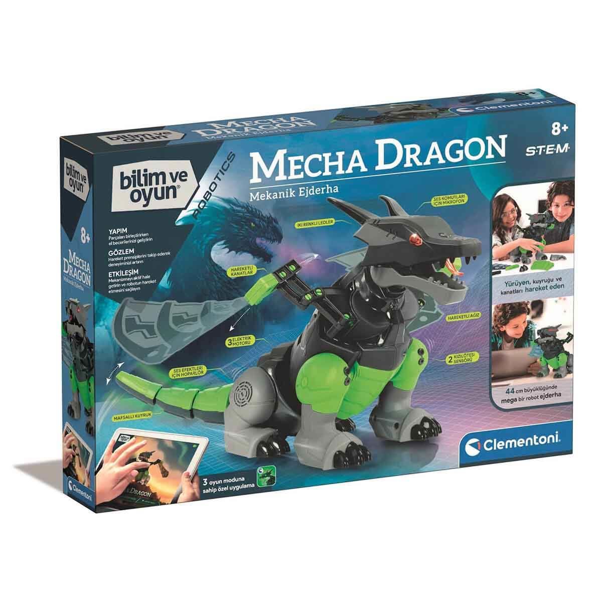 Clementoni Bilim ve Oyun Robotik Laboratuvarı Mecha Dragon Mkc-64326