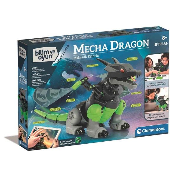 Clementoni Bilim ve Oyun Robotik Laboratuvarı Mecha Dragon Mkc-64326