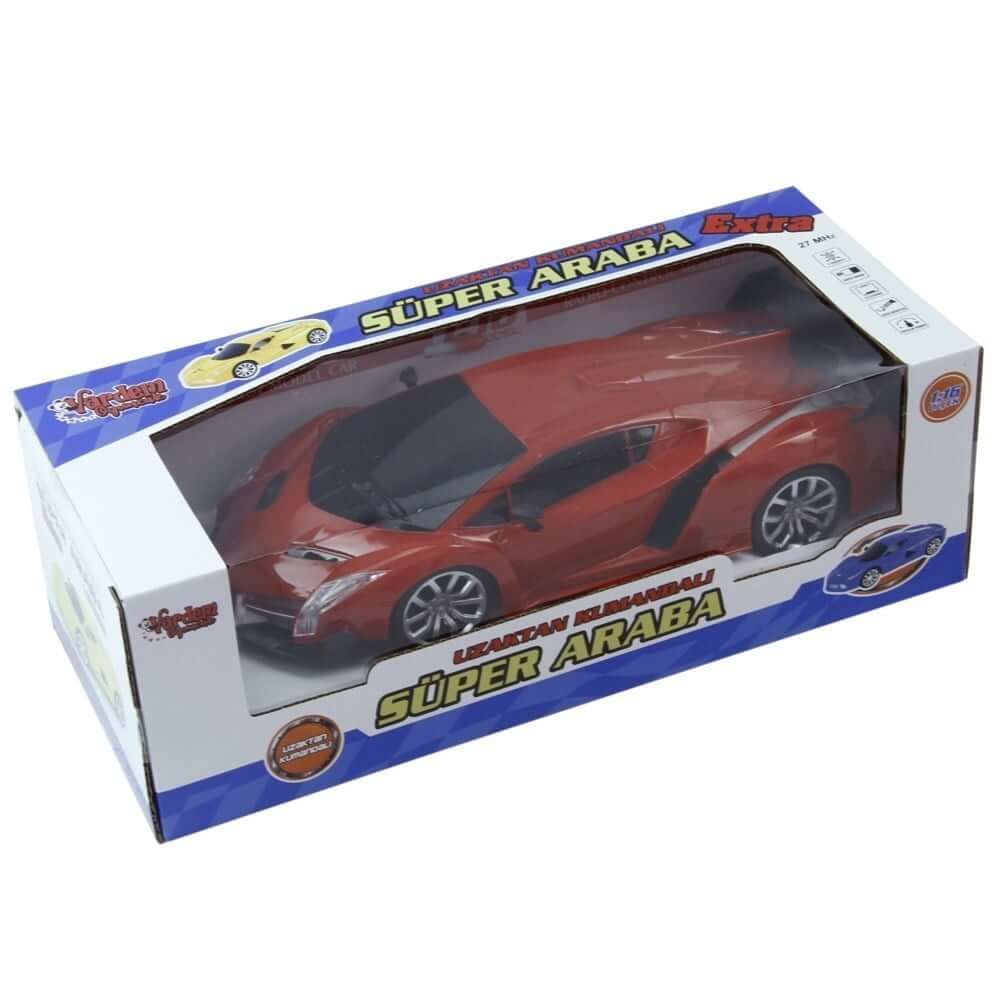 Uzaktan Kumandalı Full Fonksiyon Şarjlı Işıklı Süper Araba VR-699-218A Kırmızı