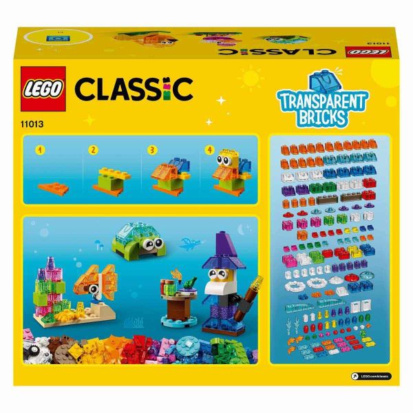 LEGO Classic Yaratıcı Şeffaf Yapım Parçaları Oyun Seti LCS-11013