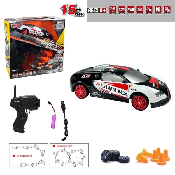 Uzaktan Kumandalı Full Fonksiyon Şarjlı Işıklı Drift Araba HB-SC24A10