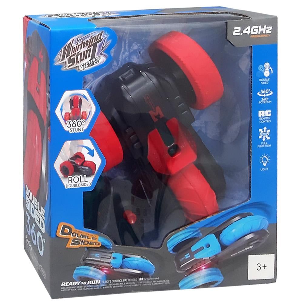 Uzaktan Kumandalı Şarjlı Işıklı Akrobatik Araba SL01A Kırmızı