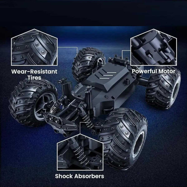 Uzaktan Kumandalı Şarjlı Işıklı 23 cm High Off Road Araba VR-1258A Yeşil