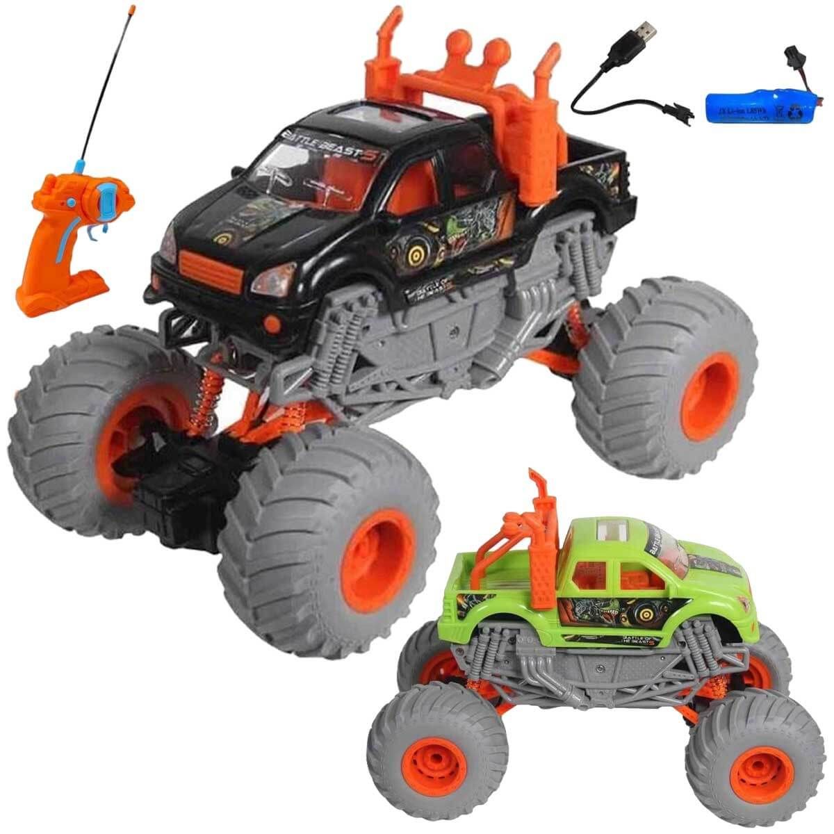 Uzaktan Kumandalı Jeep Şarjlı Işıklı Monster Off Road Araba K16-15