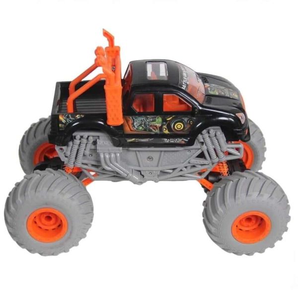 Uzaktan Kumandalı Jeep Şarjlı Işıklı Monster Off Road Araba K16-15 Yeşil