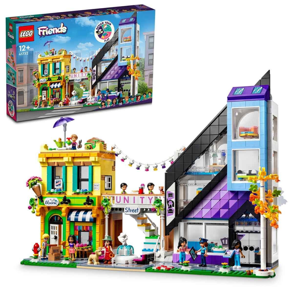 LEGO Friends Şehir Merkezi Çiçek ve Tasarım Dükkanları LFR-41732 Oyuncak Seti