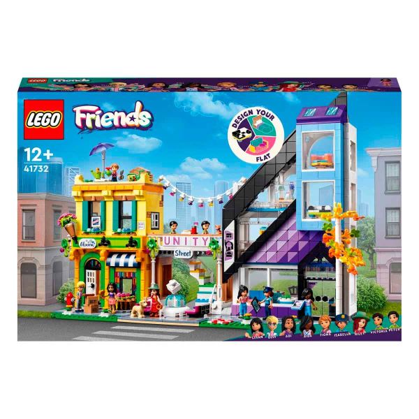 LEGO Friends Şehir Merkezi Çiçek ve Tasarım Dükkanları LFR-41732 Oyuncak Seti