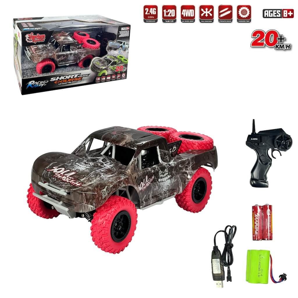 Uzaktan Kumandalı Şarjlı Off Road 27 cm Drift Araba DK2001-02-03 Pembe