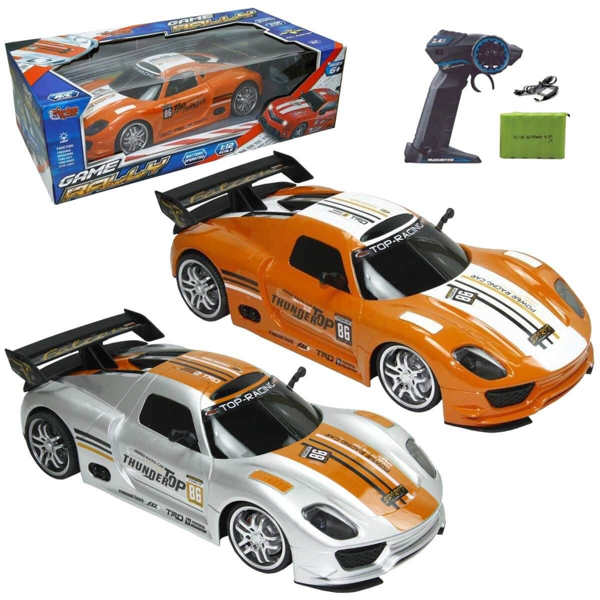 Uzaktan Kumandalı Şarjlı Işıklı 32 cm Game Rally Araba MT1100