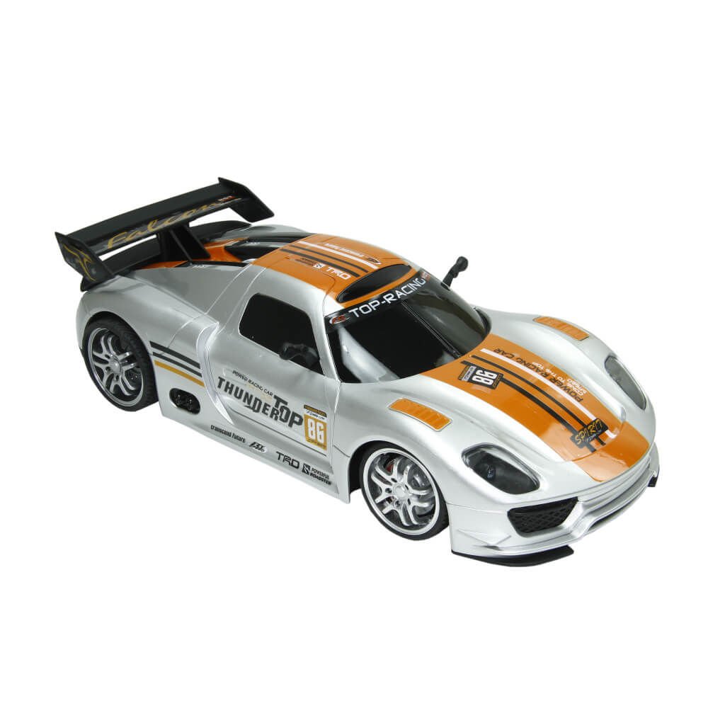 Uzaktan Kumandalı Şarjlı Işıklı 32 cm Game Rally Araba MT1100 Gri