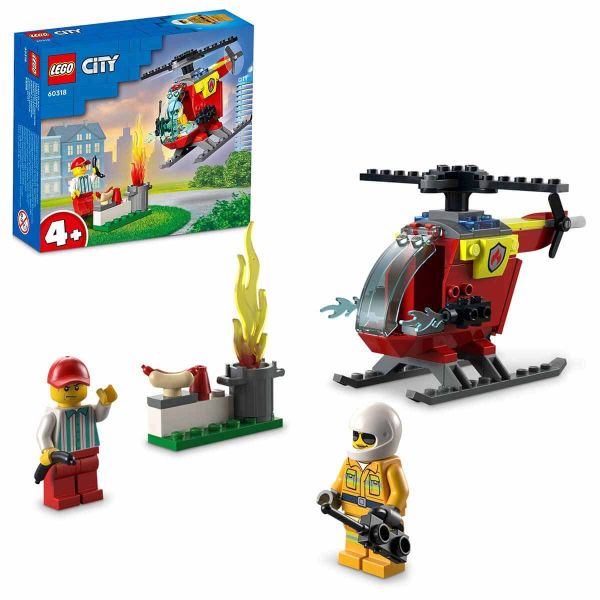 LEGO City İtfaiye Helikopteri LCT-60318 Oyuncak Seti