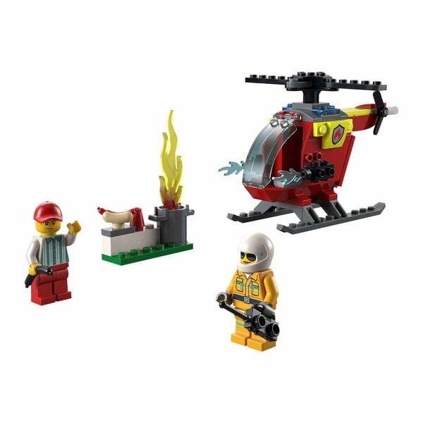 LEGO City İtfaiye Helikopteri LCT-60318 Oyuncak Seti