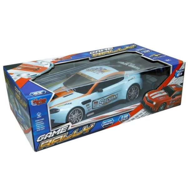 Uzaktan Kumandalı Şarjlı Işıklı 32 cm Game Rally Araba MT1200 Mavi