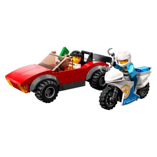 LEGO City Polis Motosikleti Araba Takibi LCT-60392 Oyuncak Seti