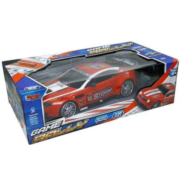 Uzaktan Kumandalı Şarjlı Işıklı 32 cm Game Rally Araba MT1200 Kırmızı