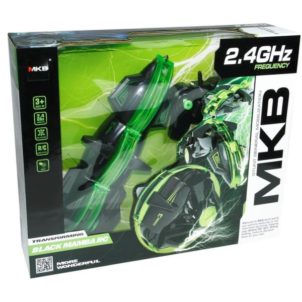Uzaktan Kumandalı Transforming Akrobat Black Mamba Araba MKB-5588-618