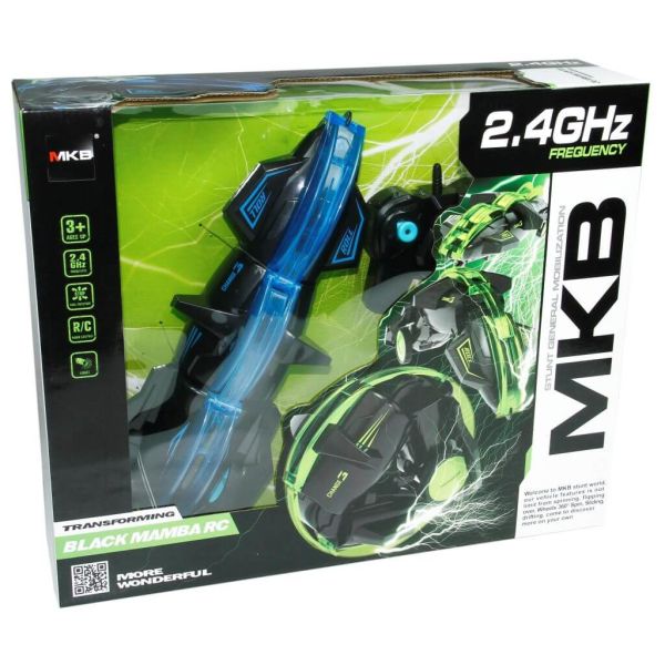 Uzaktan Kumandalı Transforming Akrobat Black Mamba Araba MKB-5588-618