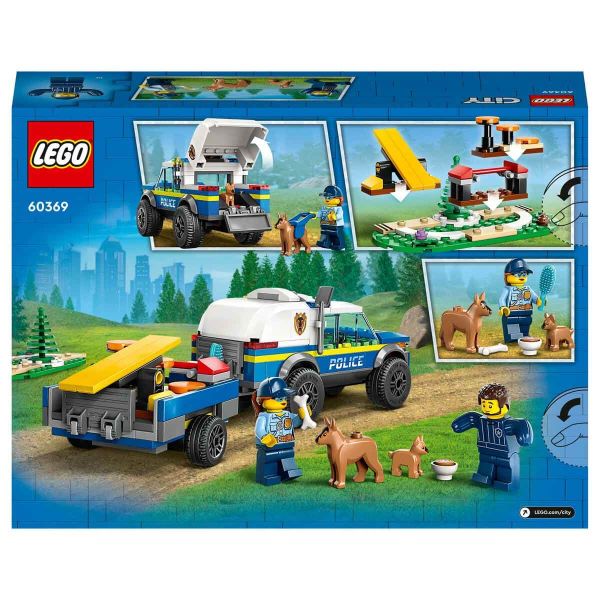 LEGO City Mobil Polis Köpeği Eğitimi LCT-60369 Oyuncak Seti