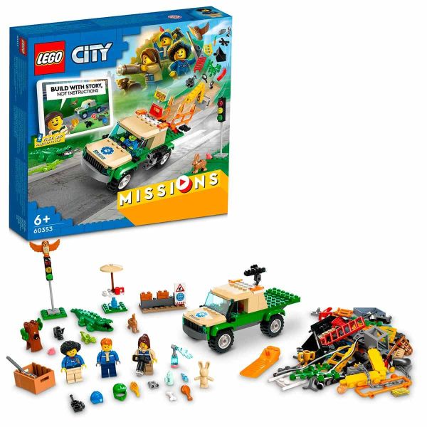 LEGO City Vahşi Hayvan Kurtarma Görevleri LCT-60353 Oyuncak Seti