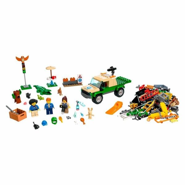 LEGO City Vahşi Hayvan Kurtarma Görevleri LCT-60353 Oyuncak Seti