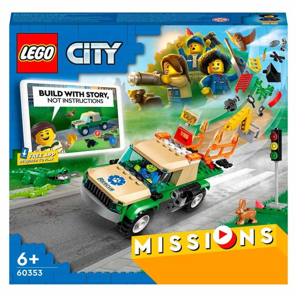 LEGO City Vahşi Hayvan Kurtarma Görevleri LCT-60353 Oyuncak Seti