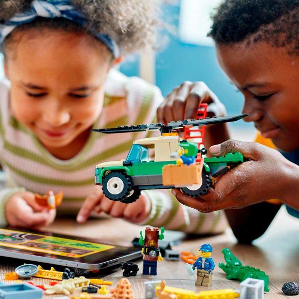 LEGO City Vahşi Hayvan Kurtarma Görevleri LCT-60353 Oyuncak Seti