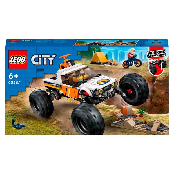 LEGO City 4x4 Arazi Aracı Maceraları LCT-60387 Oyuncak Seti