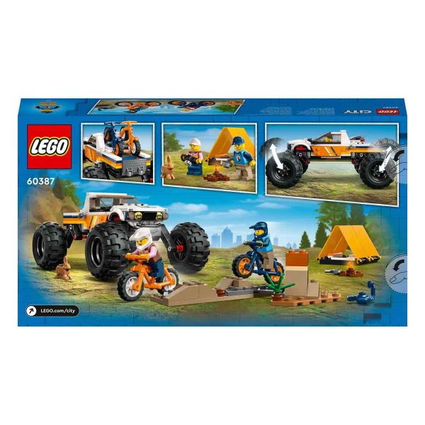 LEGO City 4x4 Arazi Aracı Maceraları LCT-60387 Oyuncak Seti