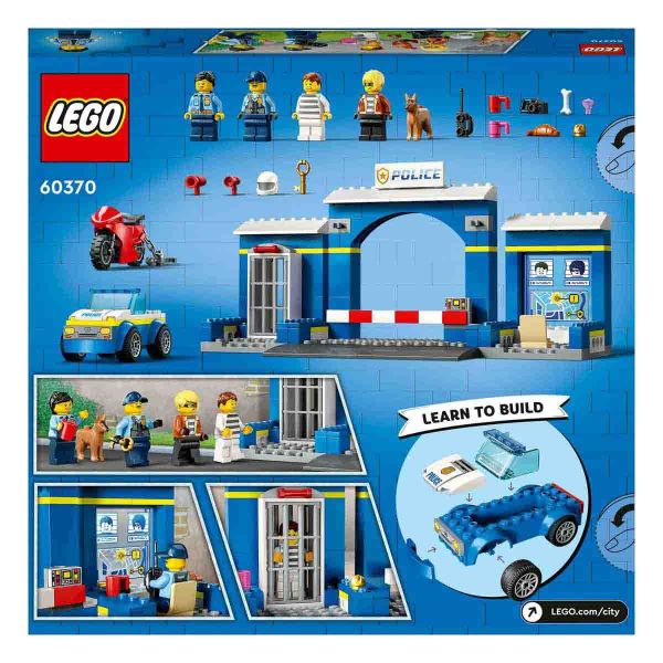 LEGO City Polis Merkezi Takibi LCT-60370 Oyuncak Seti