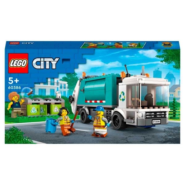 LEGO City Geri Dönüşüm Kamyonu LCT-60386 Oyuncak Seti
